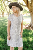 Snow Leopard On The Loose Dress