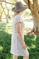 Snow Leopard On The Loose Dress