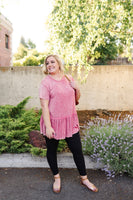Mineral Wash Rose' Top