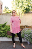 Mineral Wash Rose' Top