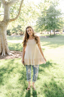 Champagne Nights Tunic Top