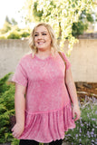 Mineral Wash Rose' Top