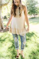 Champagne Nights Tunic Top