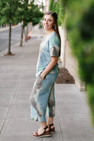 Arctic Waters Tie Dye Top