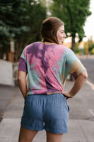 Tangled Up In Blue Summer Shorts