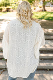 Cherry Blossom Ruffled Sleeve Cardigan