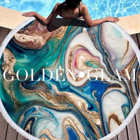 Geode Beach Towels