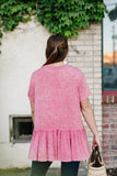Mineral Wash Rose' Top