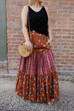 Samba All Night Tierred Maxi Skirt
