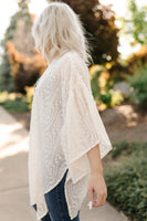 Cherry Blossom Ruffled Sleeve Cardigan