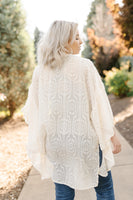 Cherry Blossom Ruffled Sleeve Cardigan