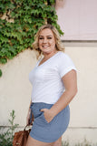 Tangled Up In Blue Summer Shorts