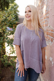 Fields of Violet Knit Tunic