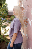 Fields of Violet Knit Tunic
