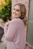 Peaceful Mauve Cardigan
