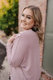 Peaceful Mauve Cardigan