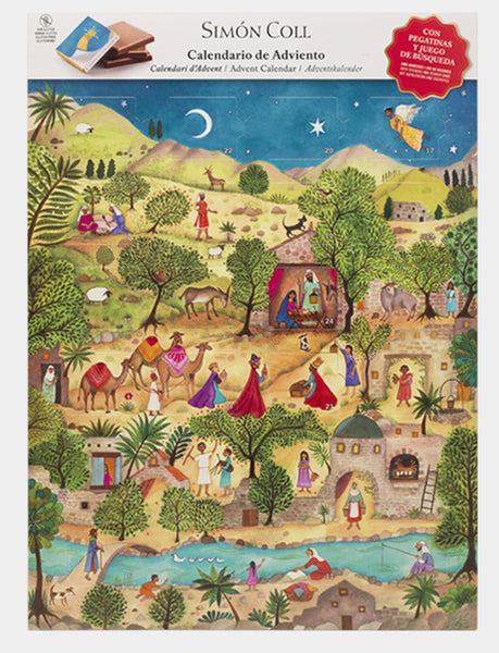 24 piece Nativity Scene Chocolate Advent Calendar