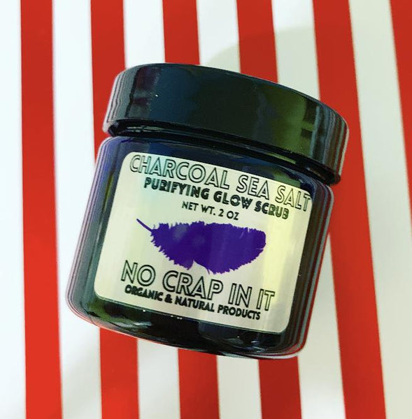 NoCrapInIt Charcoal Sea Salt Face Scrub
