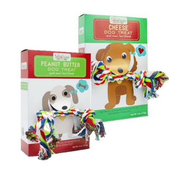 Dog Treat With Rope Toy