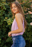 Lace Bonbon Bodysuit in Lavender