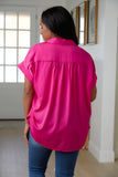 Working on Me Top in Hot Pink
