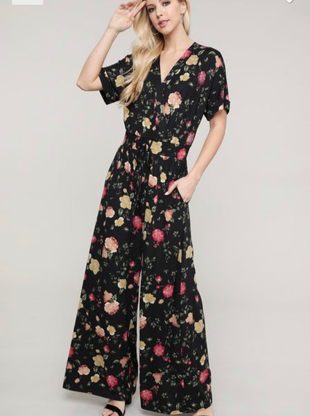 Burst of Floral Jumpsuit