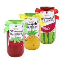 Too Good Citrus Tea Cookies 6oz in Painted Mason Jars