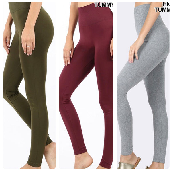 High Waist Diamond Shape Band Seamless Leggings