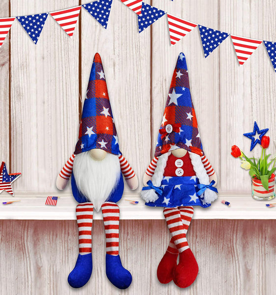 Patriotic Gnome Set of 2
