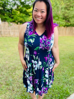 Chloe Flirty V-Neck Dress