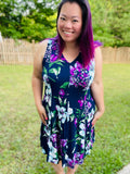 Chloe Flirty V-Neck Dress