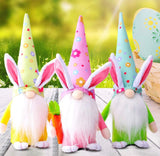 Floral Easter Gnome Set 3pk