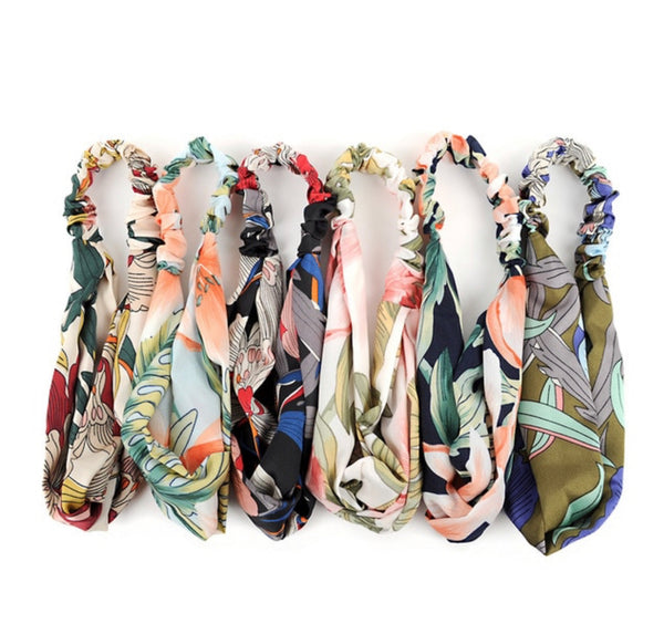 Mystery Color Tropical Flower Headband