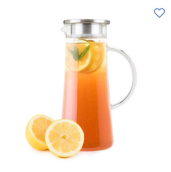 Pinky Up Glass Iced Tea Carafe