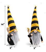 Striped Bee Gnome Set 2pk