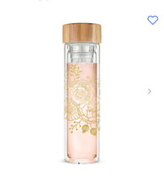 Pinky Up Blair™ Bouquet Glass Travel Infuser Mug