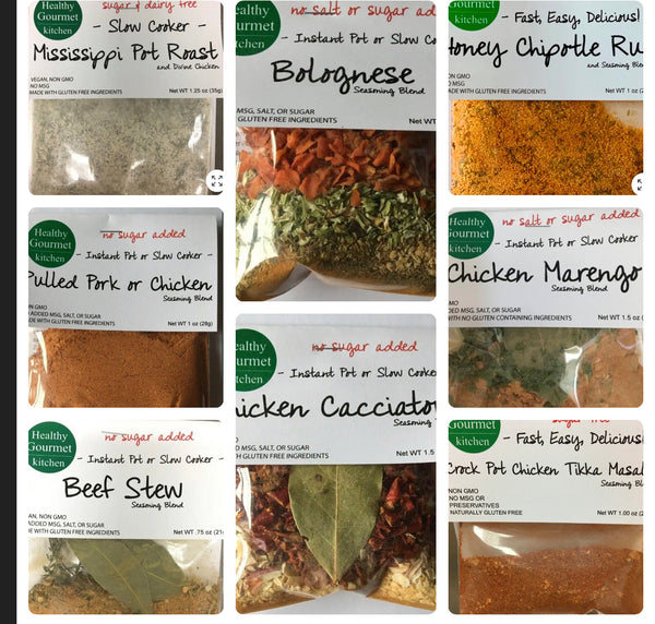 Healthy Gourmet Kitchen Crock or Instant Pot Seasonings