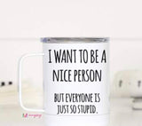 Mugsby Sassy Insulated Travel Mugs 120z