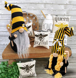 Striped Bee Gnome Set 2pk