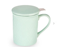 Pinky Up Ceramic Tea Mug & Infuser