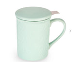 Pinky Up Ceramic Tea Mug & Infuser