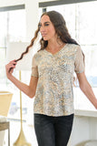 A Soft Spot For Prints in Mocha