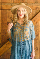 Admiring Athens Cover-Up In Teal