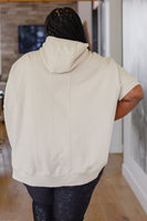 Adore You Oversized Hoodie in Tan