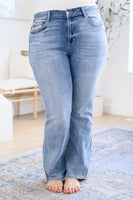 Alana Mid Rise Clean Bootcut Jeans