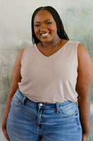 Always Here V Neck Top