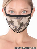 Camouflage Washable Cotton Face Mask