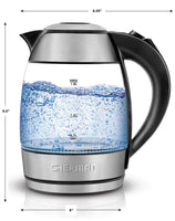 Glass Electric Kettle with Infuser