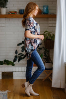 Baskets of Flowers Floral Tee