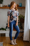 Baskets of Flowers Floral Tee